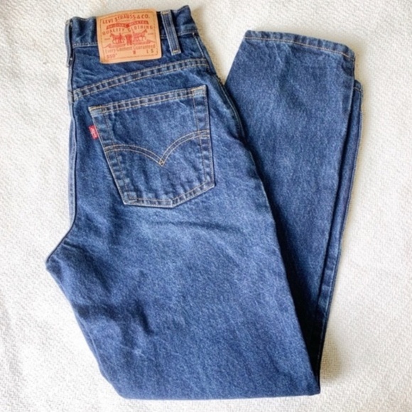 Vintage 550 Levi Jeans Tapered Leg Size 6 - Picture 1 of 5
